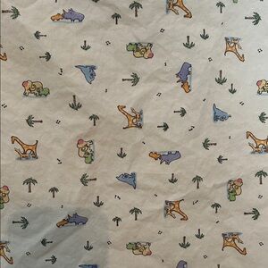 Carter’s John Lennon collection fitted crib sheet animals and music notes
